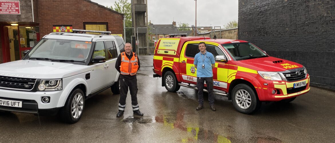 Northants 4x4 Response vehicle and volunteer