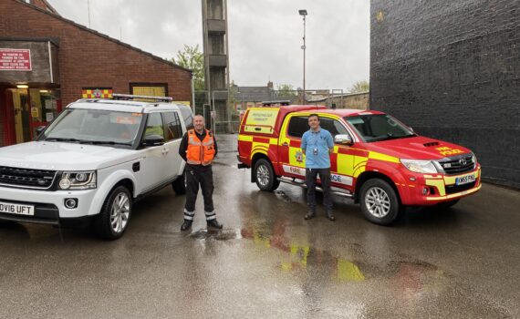 Northants 4x4 Response vehicle and volunteer